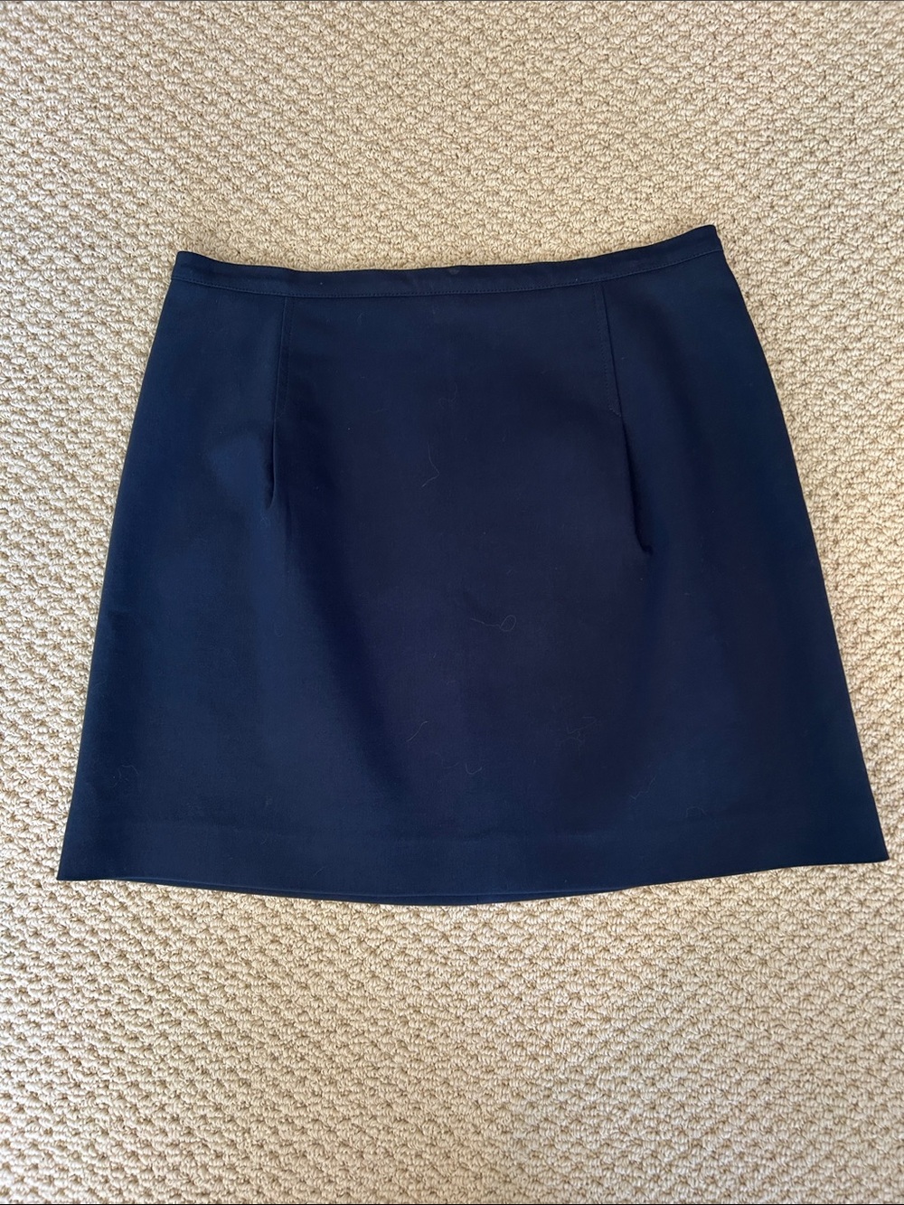 Michael Kors Collection Navy Mini Skirt